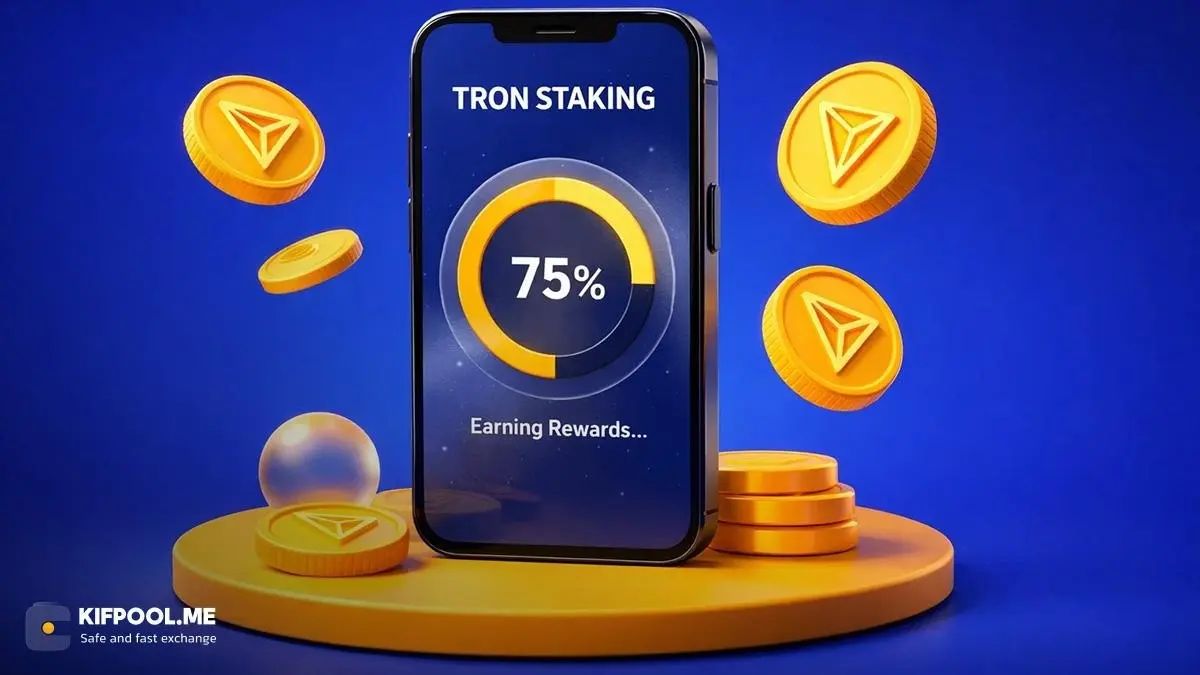 صفر تا صد استیک ترون (TRX)؛ آموزش دریافت سود در تراست ولت