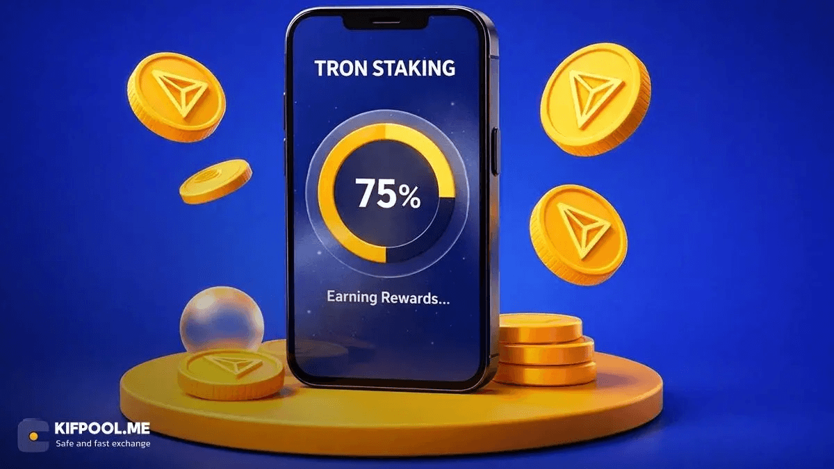 صفر تا صد استیک ترون (TRX)؛ آموزش دریافت سود در تراست ولت