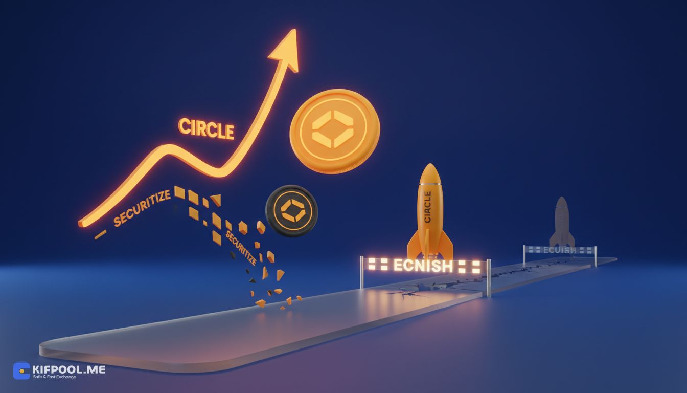 کاهش ارزش سهام توکنیزه Securitize و پیشتازی Circle در بازار