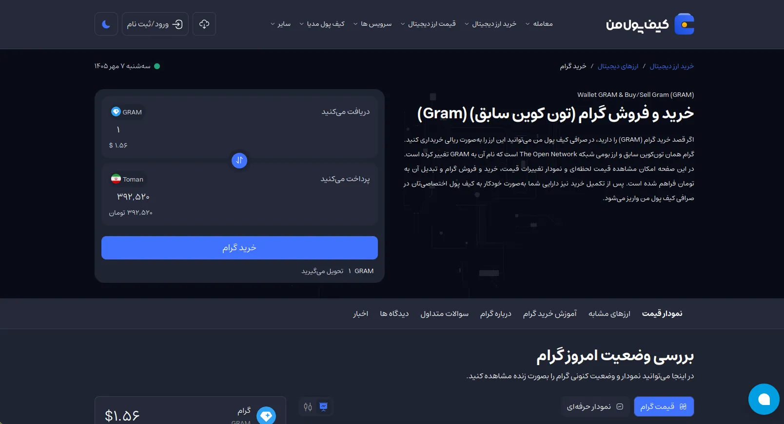 خرید استارز تلگرام برای کاربران ایرانی | خرید تون کوین | صرافی ارز دیجیتال کیف پول من