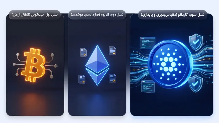 کاردانو بلاکچین نسل سوم | صرافی کیف پول من