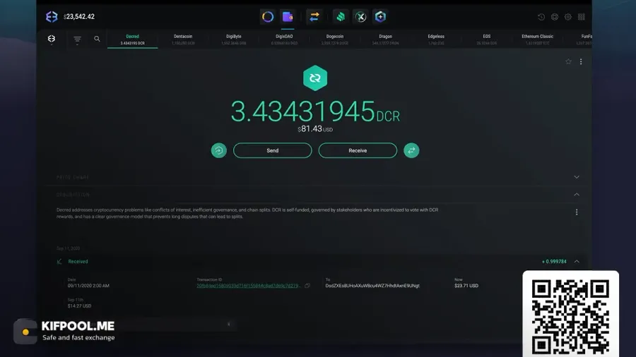نحوه دریافت و واریز ارز دیجیتال به کیف پول | صرافی کیف پول من