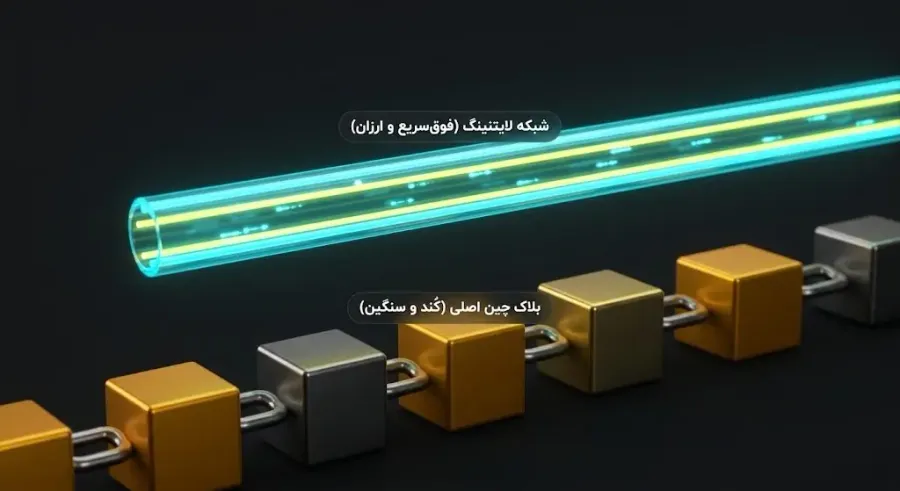 نود لایتنینگ و نقش آن در تراکنشهای سریع | صرافی کیف پول من