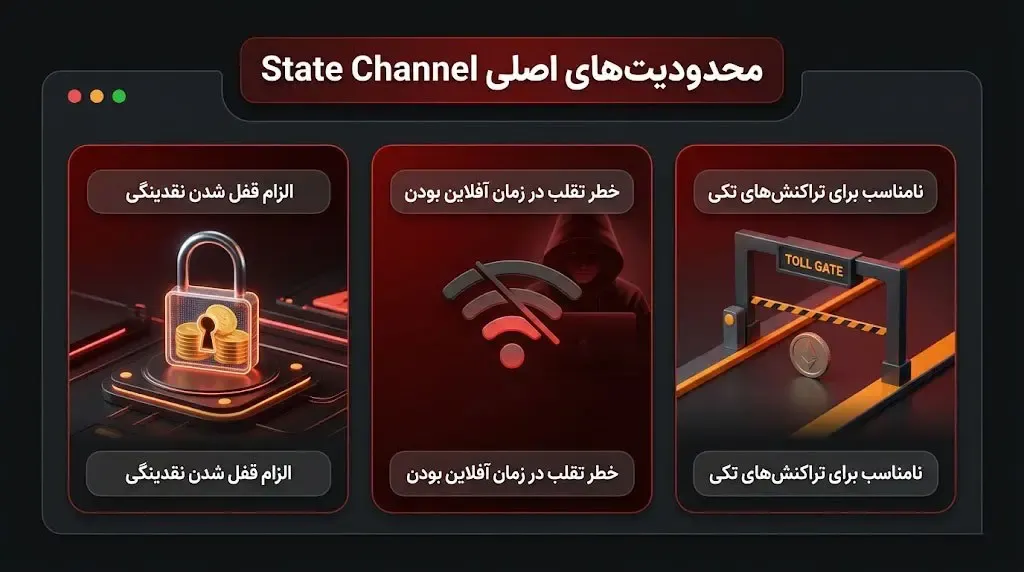 محدودیت های اصلی | صرافی کیف پول من