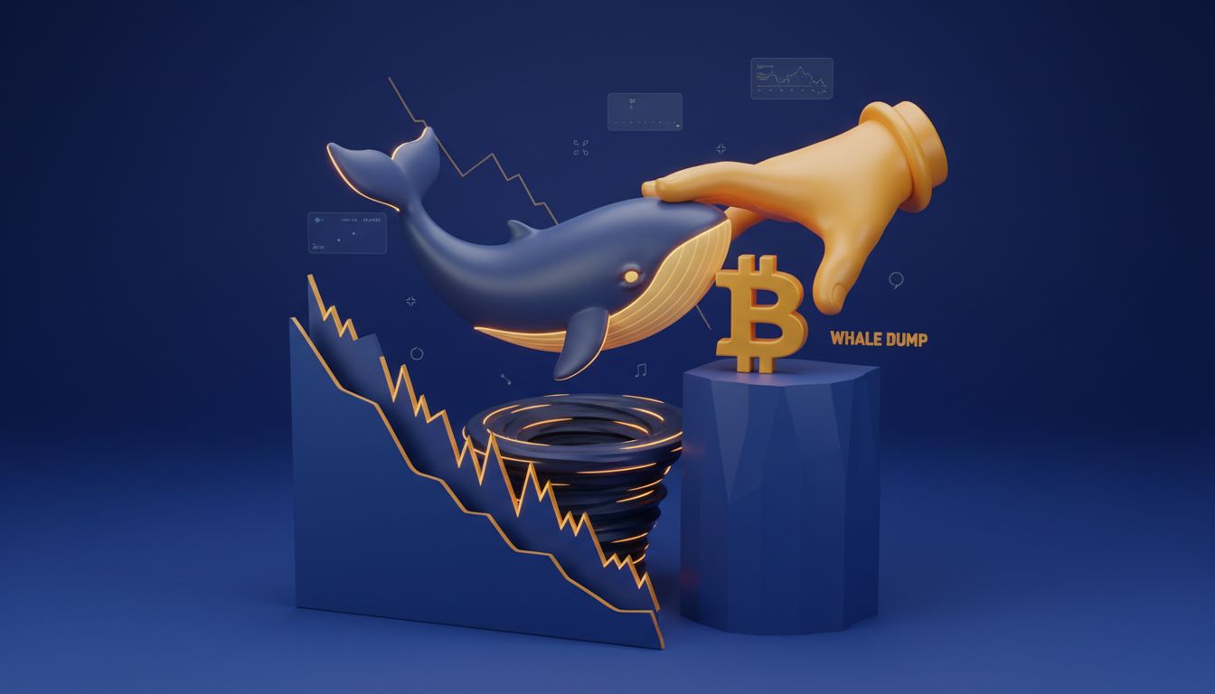 یک نهنگ با پوزیشن شورت ۳۲ میلیون دلاری بیت کوین در هایپرلیکویید؛ آیا قیمت سقوط می‌کند؟