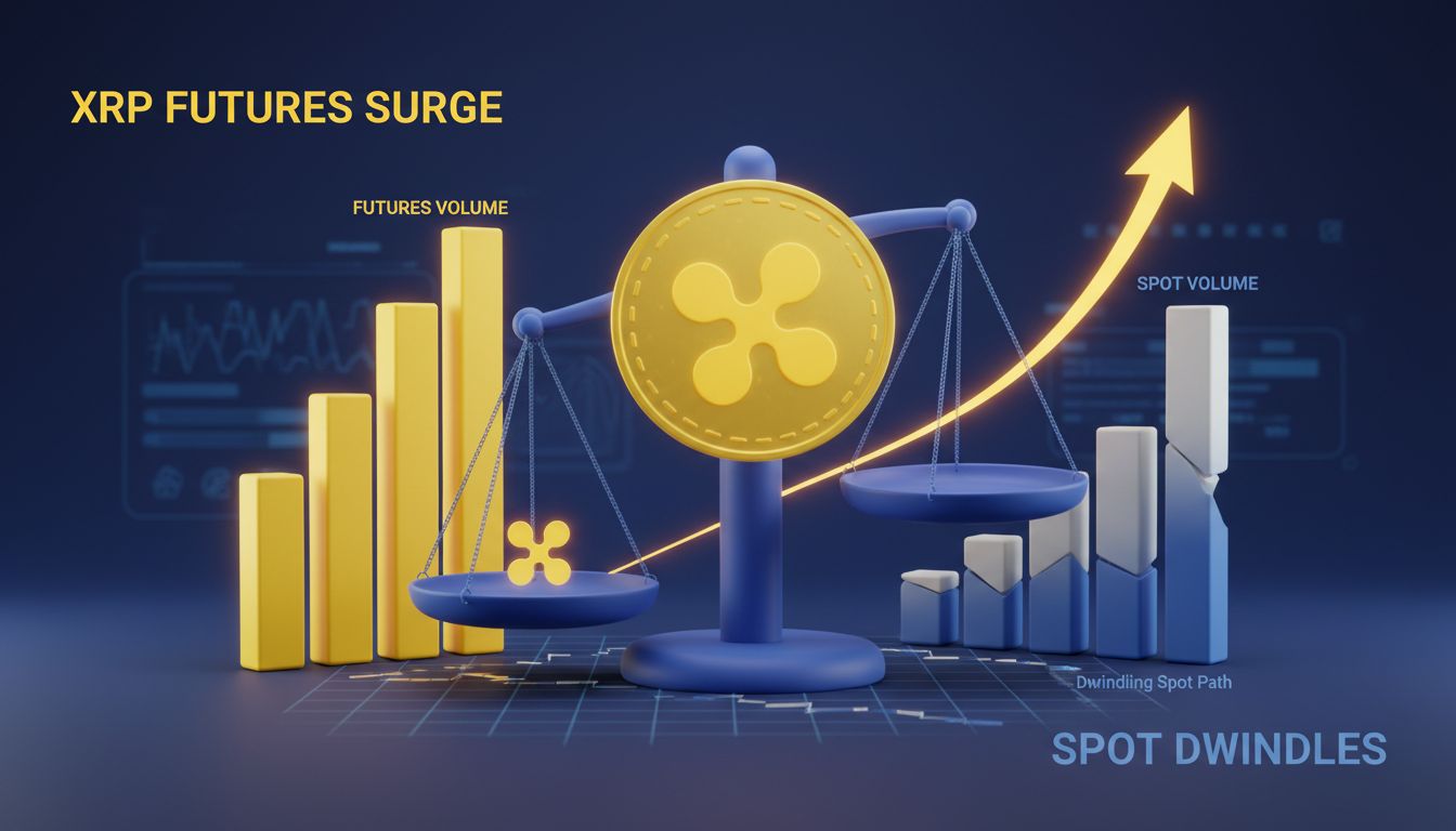 کاهش حجم معاملات اسپات XRP همزمان با بهبود قیمت؛ آیا روند صعودی پایدار است؟