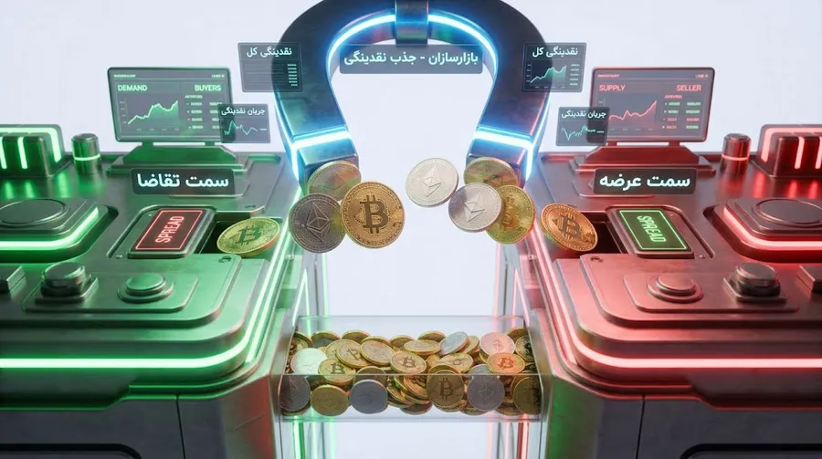 مفهموم اسپرد در بازار مالی | قیمت خرید و فروش در دفتر سفارشات | صرافی ارز دیجیتال کیف پول من