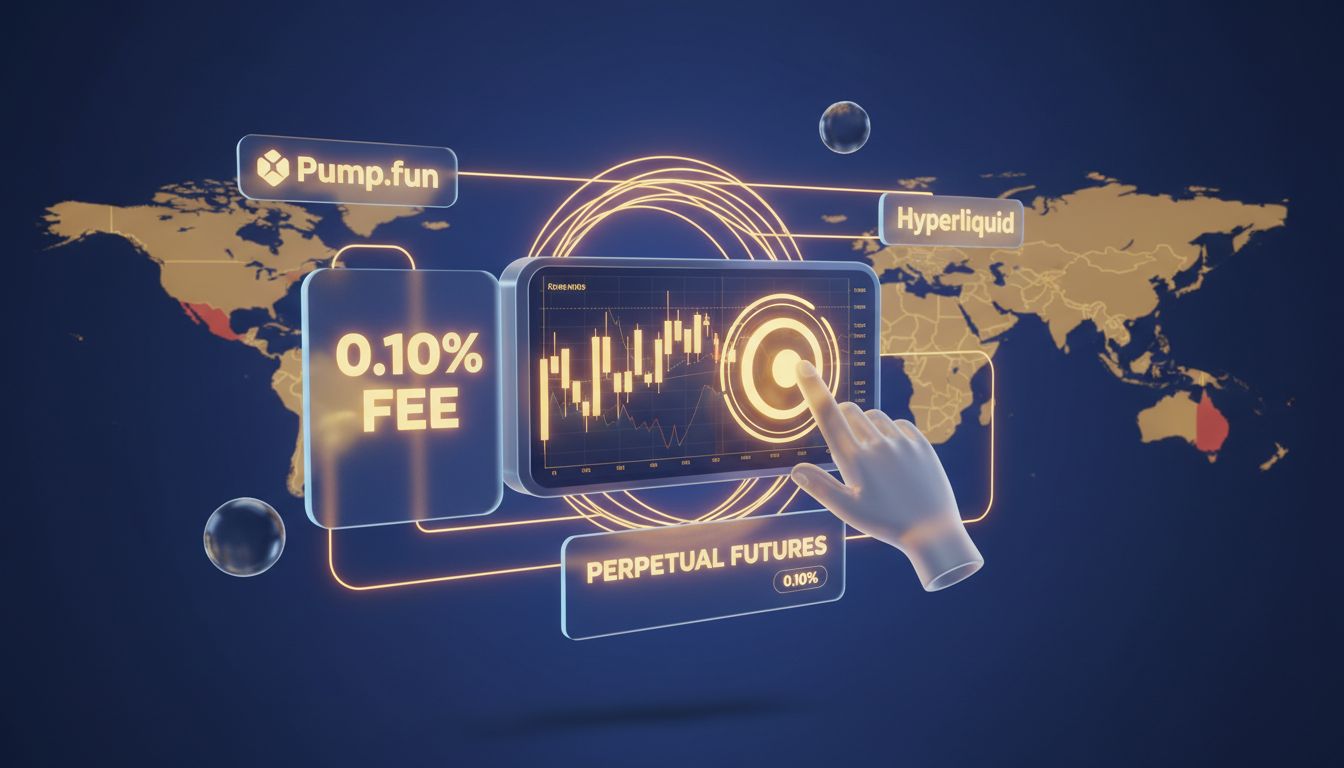 پلتفرم Pump.fun معاملات پرپچوال را با کارمزد تا ۰.۱٪ از طریق هایپرلیکویید ارائه می‌دهد!