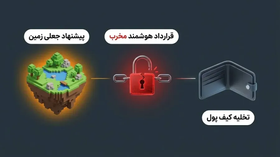 بررسی یک نمونه واقعی از کلاهبرداری در خرید زمینهای متاورسی | کیف پول من