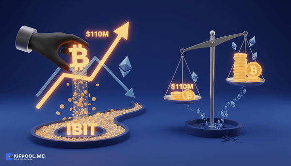 ورود ۱۱۰ میلیون دلار سرمایه به ETF بیتکوین تنها از طریق بلکراک