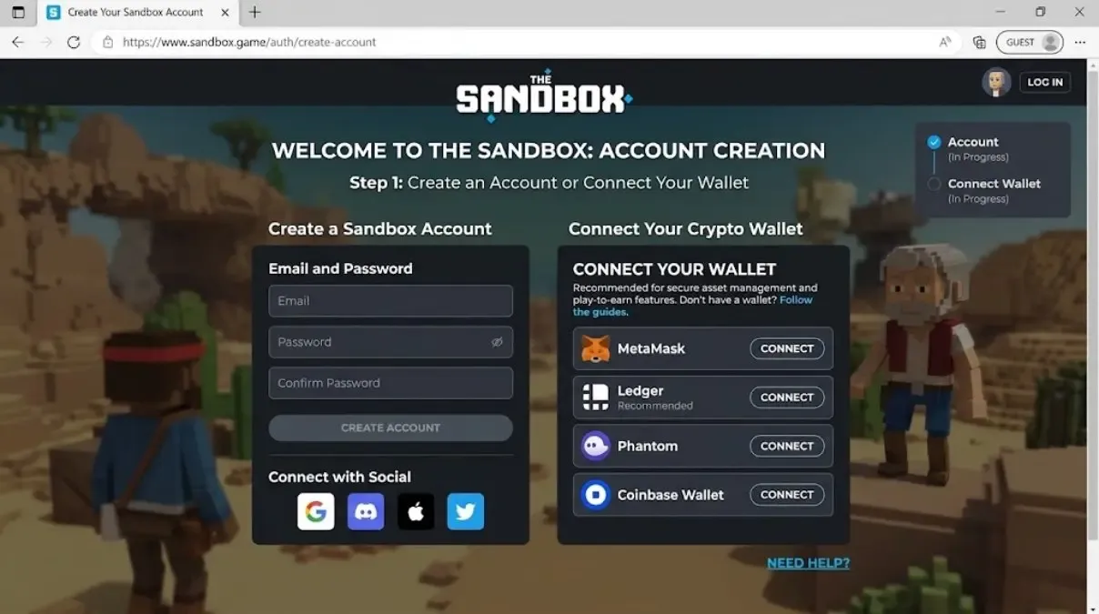 ساخت حساب کاربری و اتصال کیف پول ارز دیجیتال (Web3 Wallet) | صرافی کیف پول من
