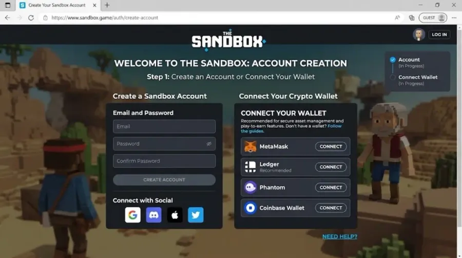 ساخت حساب کاربری و اتصال کیف پول ارز دیجیتال (Web3 Wallet) | صرافی کیف پول من