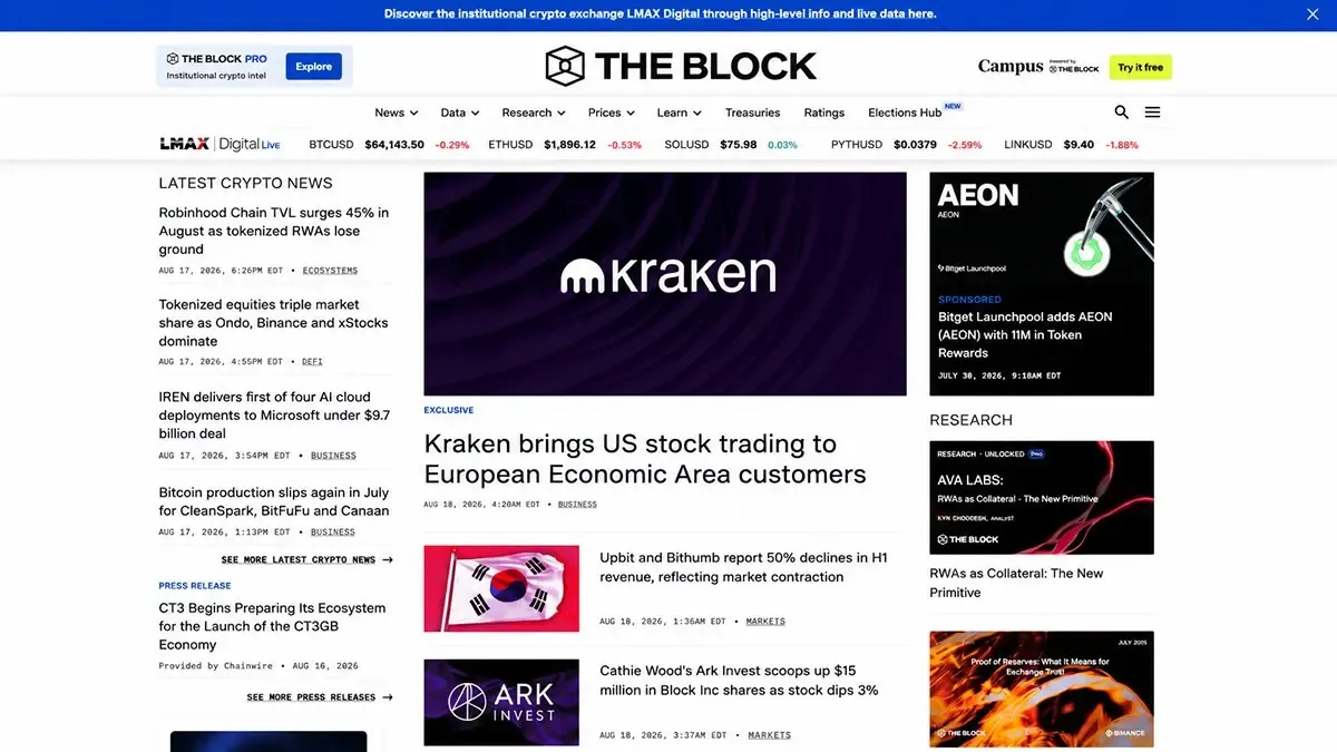 د بلاک (The Block) | صرافی کیف پول من