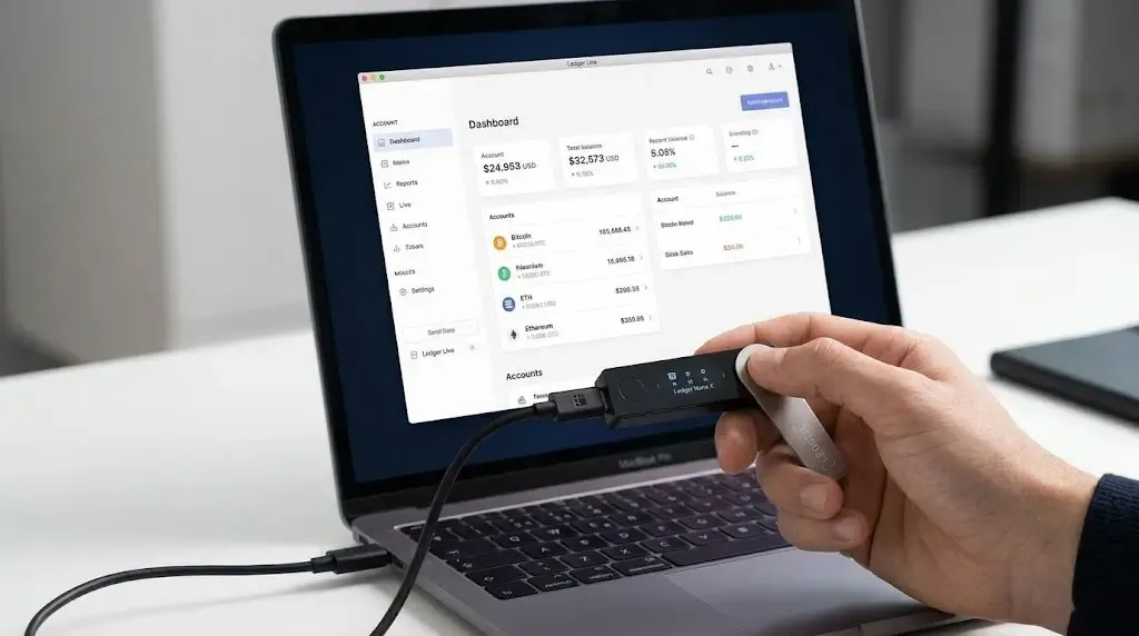 لجر | Ledger | صرافی کیف پول من