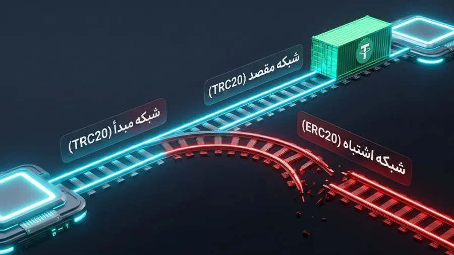 اهمیت انتخاب شبکه انتقال صحیح | صرافی کیف پول من