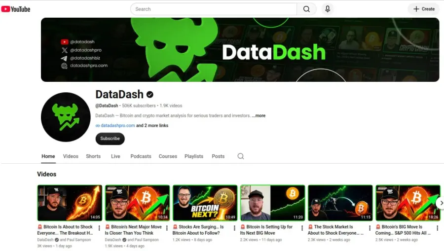 کانال DataDash | صرافی کیف پول من