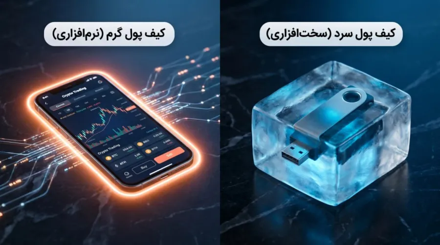 انواع DeFi Wallet: کدام مدل برای شما مناسبتر است؟ | کیف پول من