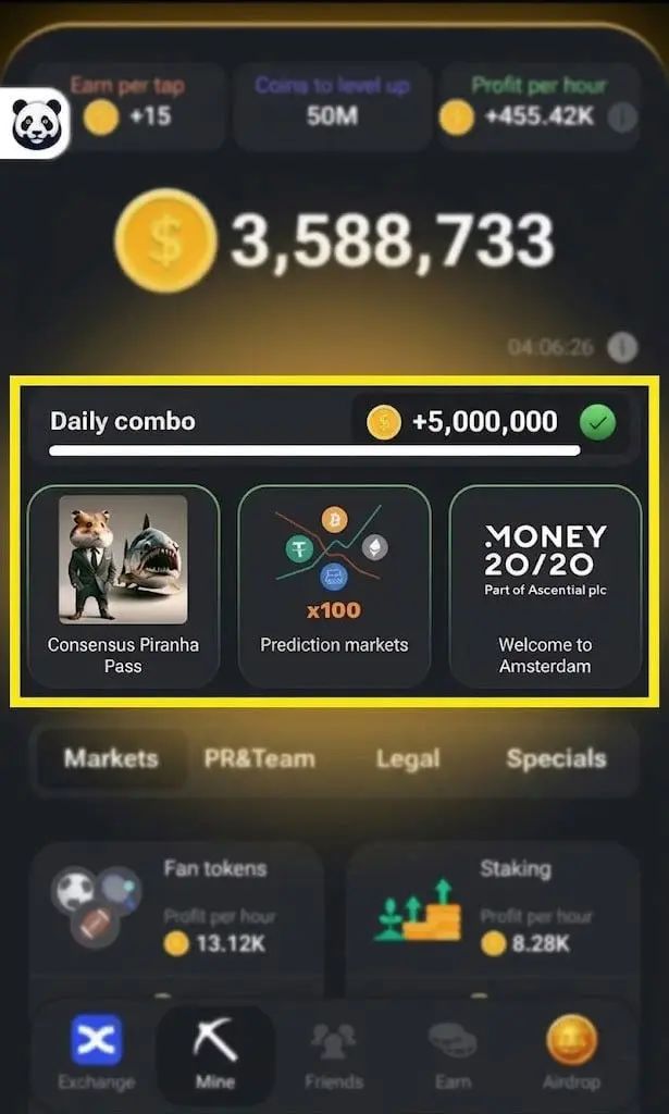 دیلی کمبو همستر چیست و چگونه ۵ میلیون سکه رایگان بگیریم؟ | کیف پول من