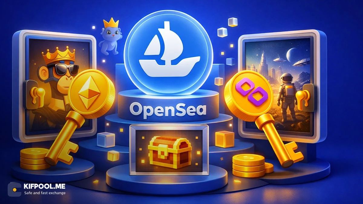 اوپن سی چیست؟ راهنمای جامع ویژگی‌ها، نحوه کار و فروش NFT در OpenSea
