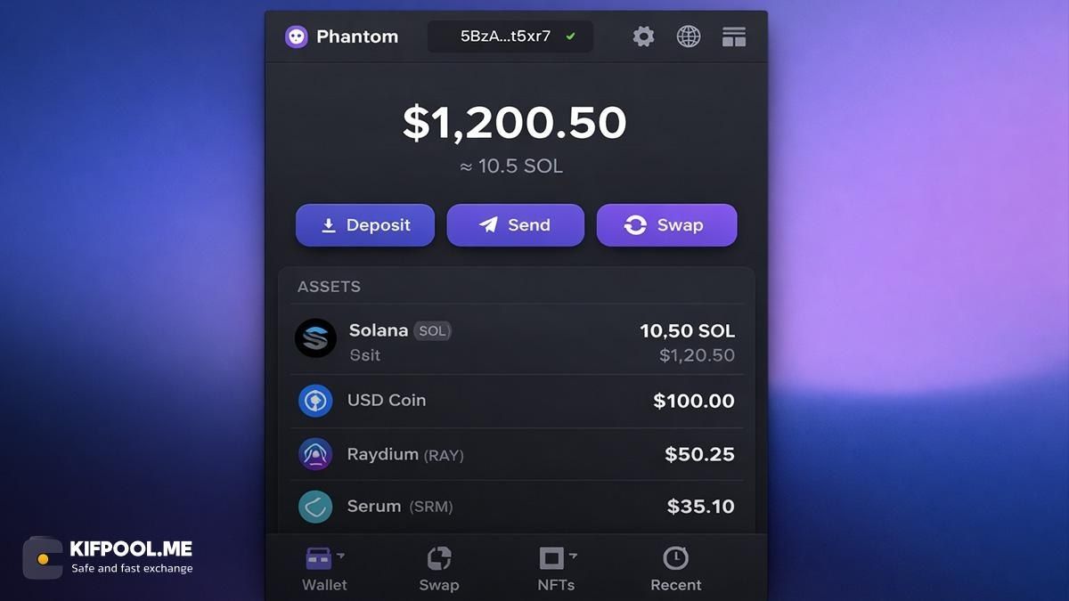 صفحه اصلی کیف پول فانتوم