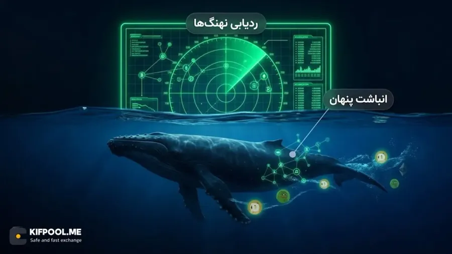 استفاده از ابزارهای تحلیل آنچین برای پیگیری رفتار نهنگ ها و پول هوشمند | صرافی کیف پول من