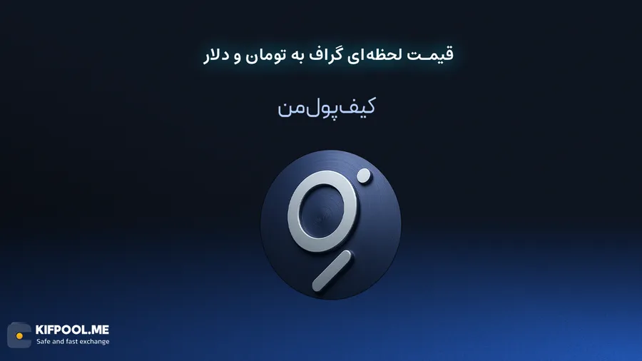 قیمت لحظهای گراف به تومان و دلار در صرافی کیف پول من | صرافی کیف پول من