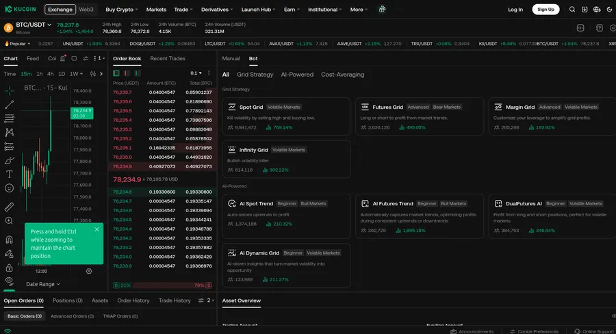 ربات معاملهگر کوکوین Trading Bot چیست و چه کاربردی دارد؟ | صرافی ارز دیجیتال کیف پول من