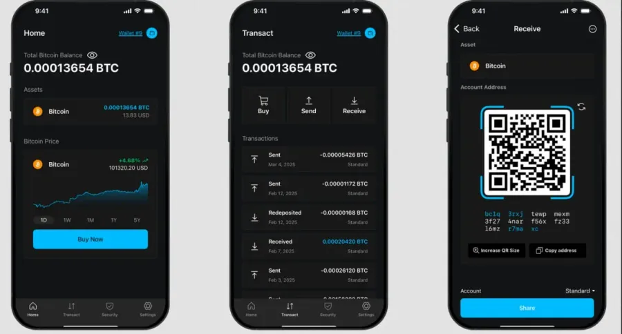 نحوه ساخت آدرس جدید برای دریافت امن بیت کوین | صرافی کیف پول من