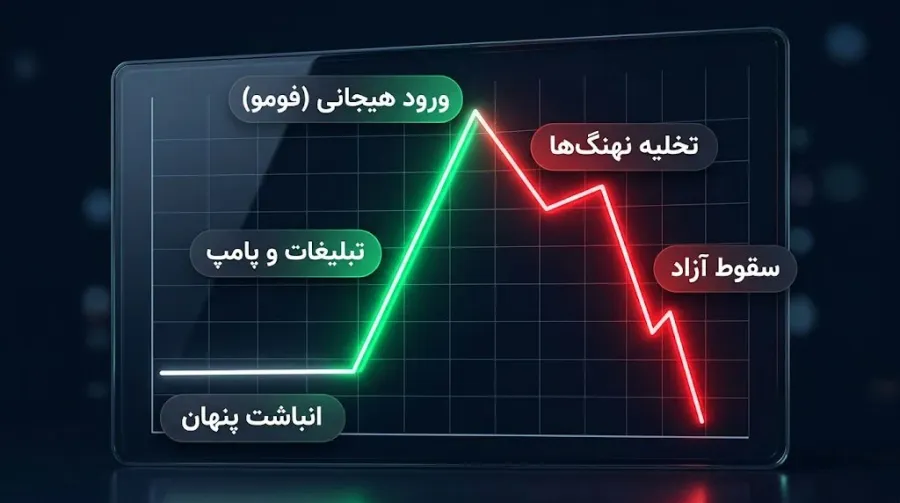 دستکاری بازار و پامپ و دامپهای هماهنگ شده توسط گروههای مجازی | کیف پول من