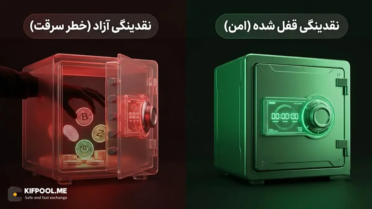 تفاوت نقدینگی قفل شده و نقدینگی آزاد | صرافی کیف پول من