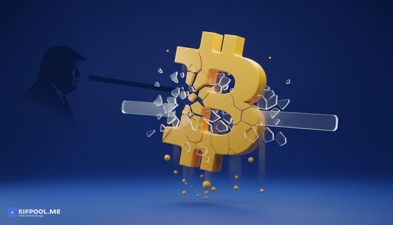 سقوط بیت‌کوین به زیر ۸۱ هزار دلار؛ شکست حمایت کلیدی پس از اظهارات ترامپ