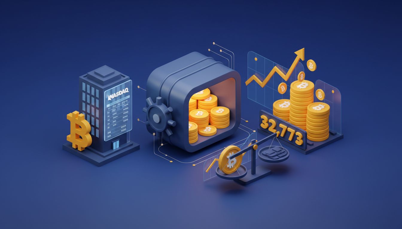 شرکت Strive با خرید ۳,۳۱۱ بیت کوین، ذخایر خود را به ۳۲,۷۷۳ واحد رساند