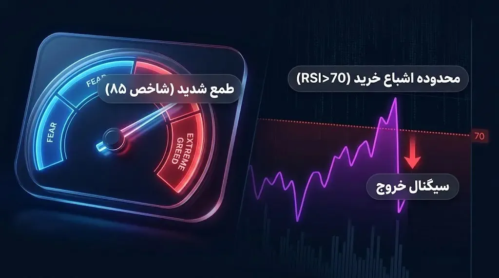 بررسی همگرایی شاخص با اندیکاتورهای مومنتوم مانند RSI | صرافی کیف پول من