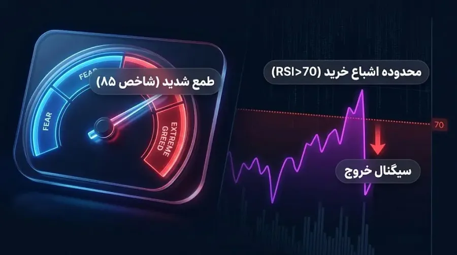 بررسی همگرایی شاخص با اندیکاتورهای مومنتوم مانند RSI | صرافی کیف پول من