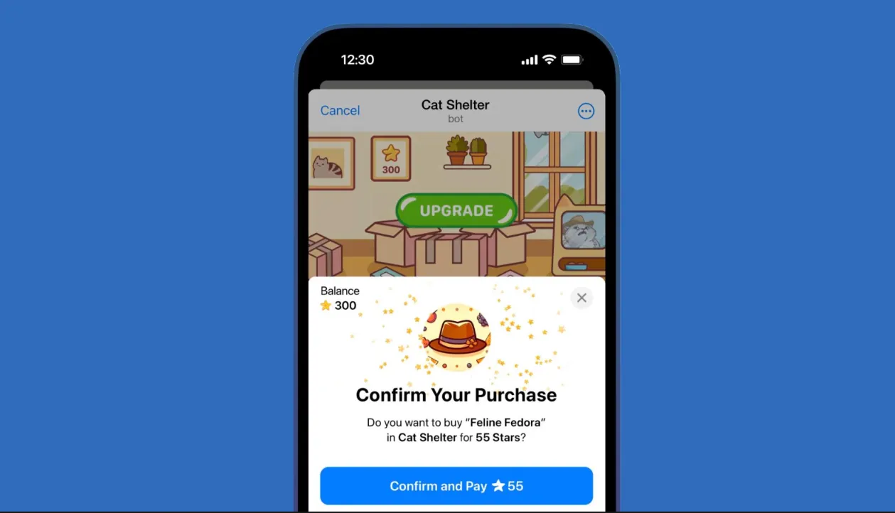 بررسی کاربرد های Telegram Stars | خرید خدمات و محصولات دیجیتال در مینی اپ ها | صرافی کیف پول من