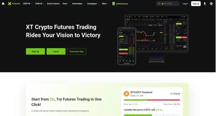 صرافی ایکس تی - XT | صرافی کیف پول من