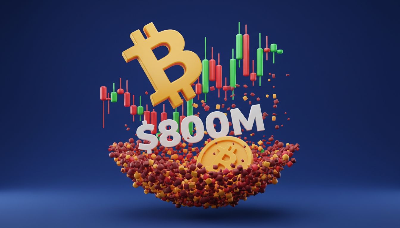 افزایش نوسانات بیت کوین؛ بیش از ۸۰۰ میلیون دلار موقعیت معاملاتی لیکویید شد!