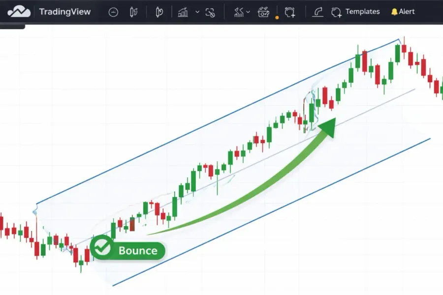 استراتژی بازگشت قیمت به خط میانی (قانون طلایی اندروز) | کیف پول من
