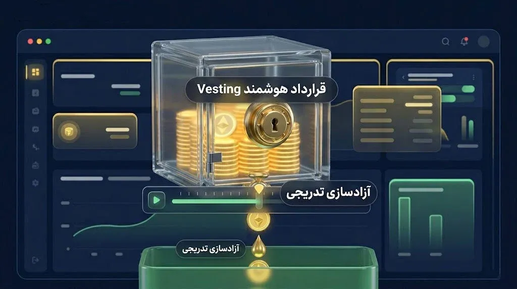 مدیریت عرضه و تقاضا پس از TGE با استفاده از سیستم قفل&zwnj;کردن توکن (Vesting) | کیف پول من