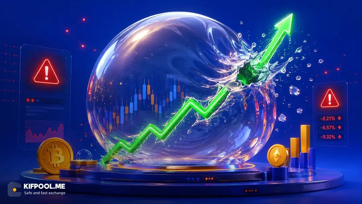 حباب ارز دیجیتال چیست؟ بررسی جامع نحوه تشکیل، عوامل شکل گیری و راه‌های تشخیص
