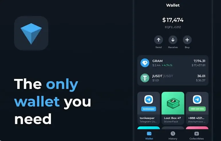 تون کیپر (Tonkeeper) | صرافی کیف پول من