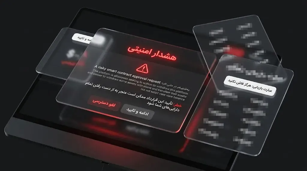 حفظ امنیت کیف پول دیجیتال هنگام تعامل با برنامه‌های غیرمتمرکز | صرافی کیف پول من
