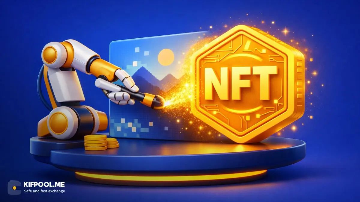 راهنمای ساخت NFT با هوش مصنوعی و مینت آثار با کمترین کارمزد شبکه
