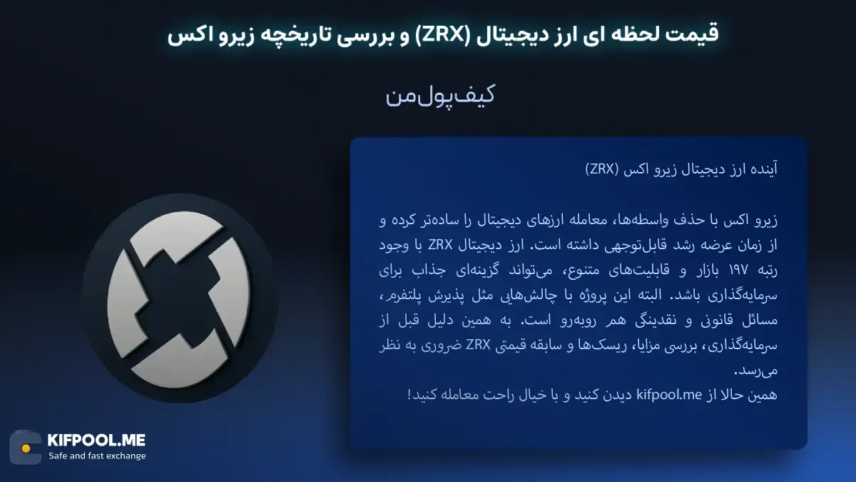 خرید ارز دیجیتال ZRX |بهترین صرافی ارز دیجیتال|ترید ارز دیجیتال ZRX|قیمت ارز ZRX| خرید ارز دیجیتال ZRX بدون محدودیت | خرید آنی ارز ZRX| صرافی کیف پول من