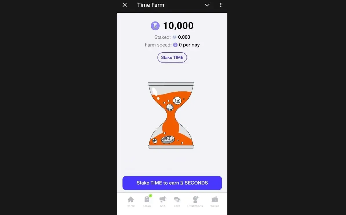 ورود به محیط اصلی بازی و آغاز فرآیند استخراج توکن SECOND | صرافی کیف پول من