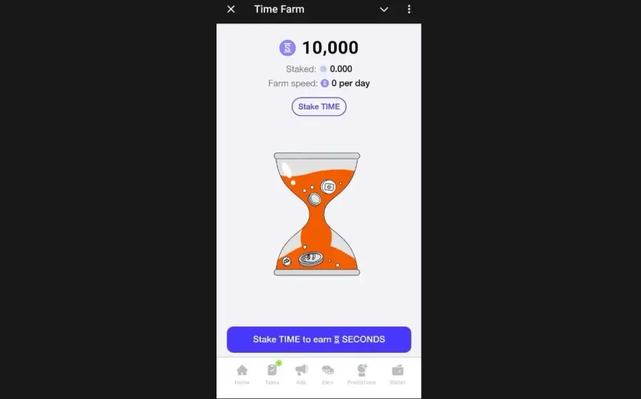 ورود به محیط اصلی بازی و آغاز فرآیند استخراج توکن SECOND | صرافی کیف پول من