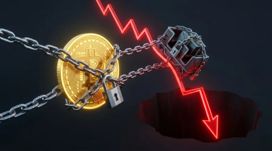 تاثیر نوسانات شدید قیمت بیت کوین در طول دوره قفل بودن دارایی | کیف پول من
