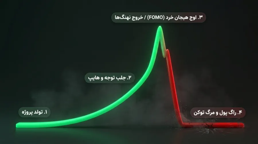چرخهی عمر یک میم در زمان میم سیزن | صرافی کیف پول من
