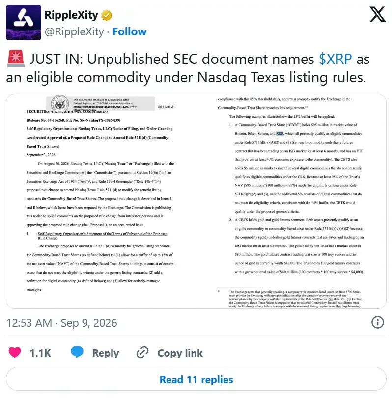 جزئیات پرونده Nasdaq Texas و تغییر قانون ETFهای کالامحور | کیف پول من