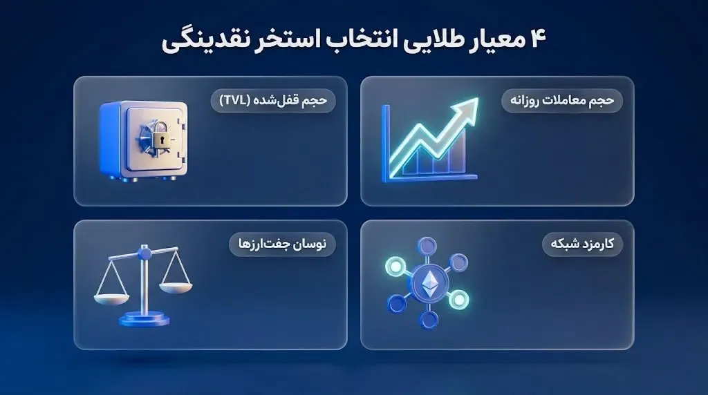 معیارهای انتخاب یک استخر نقدینگی معتبر و پرسود | صرافی کیف پول من